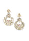 Light Pink Colour New Jhumka Design For Party And Functions Latest Earrings Collection 1896